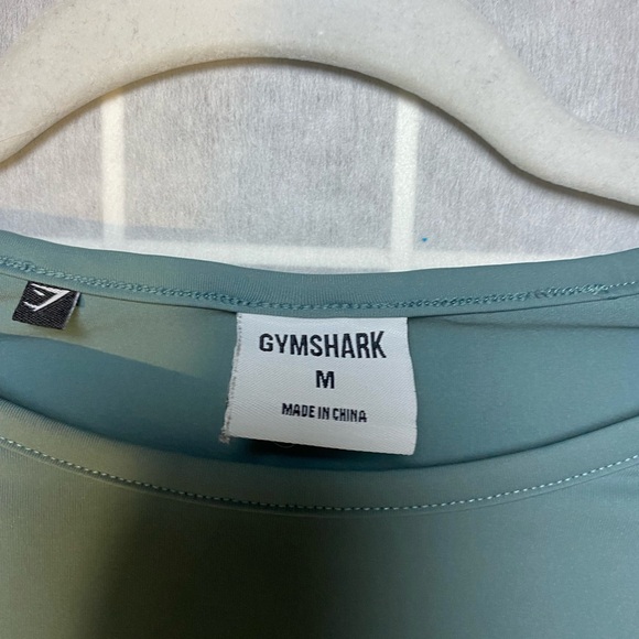 Gymshark Aqua Blue Activewear Top - Picture 6 of 8